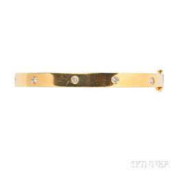 18kt Gold and Diamond Bracelet